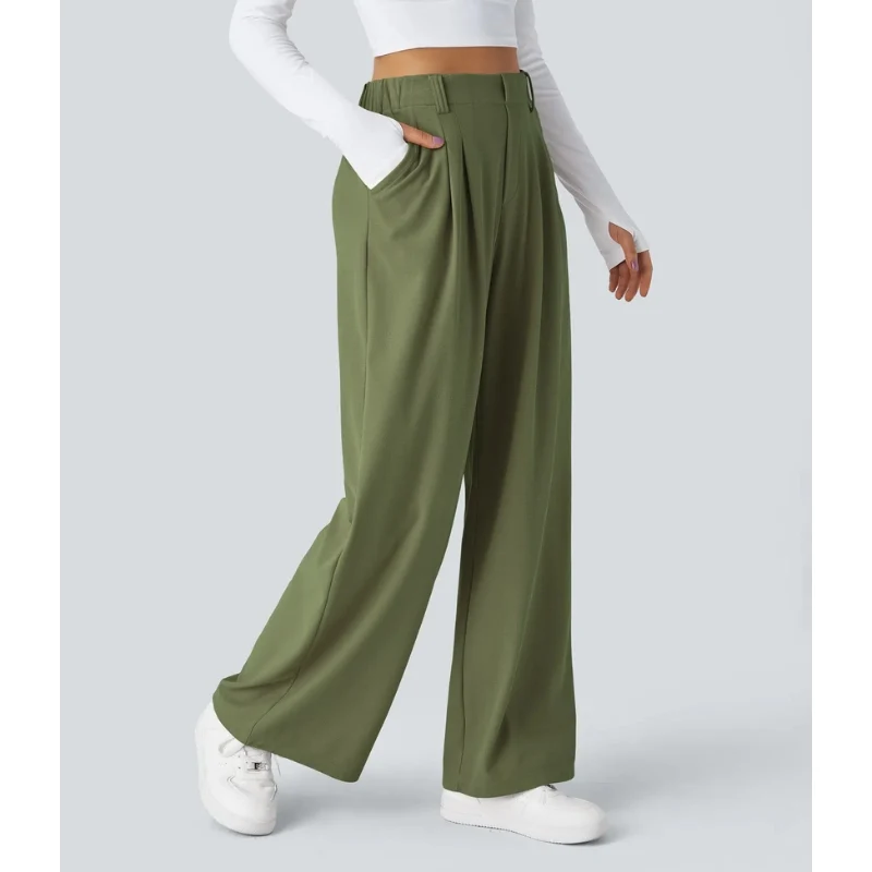 Nomi High Waisted Waffle Pants - Image 8