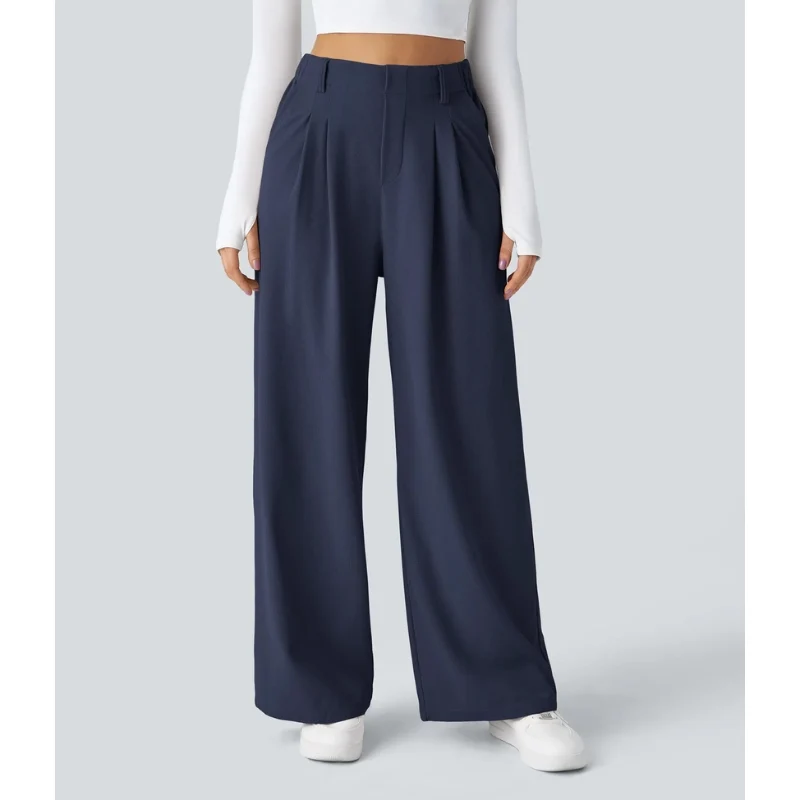 Nomi High Waisted Waffle Pants - Image 9