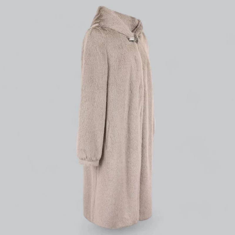 Norvia™ Faux Fur Coat - Image 6