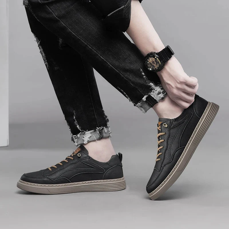 Ozgun Genuine Leather Sneakers - Image 11