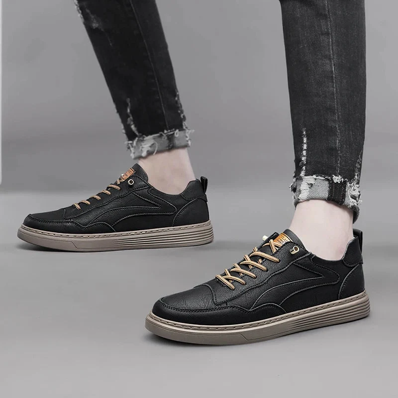 Ozgun Genuine Leather Sneakers - Image 13