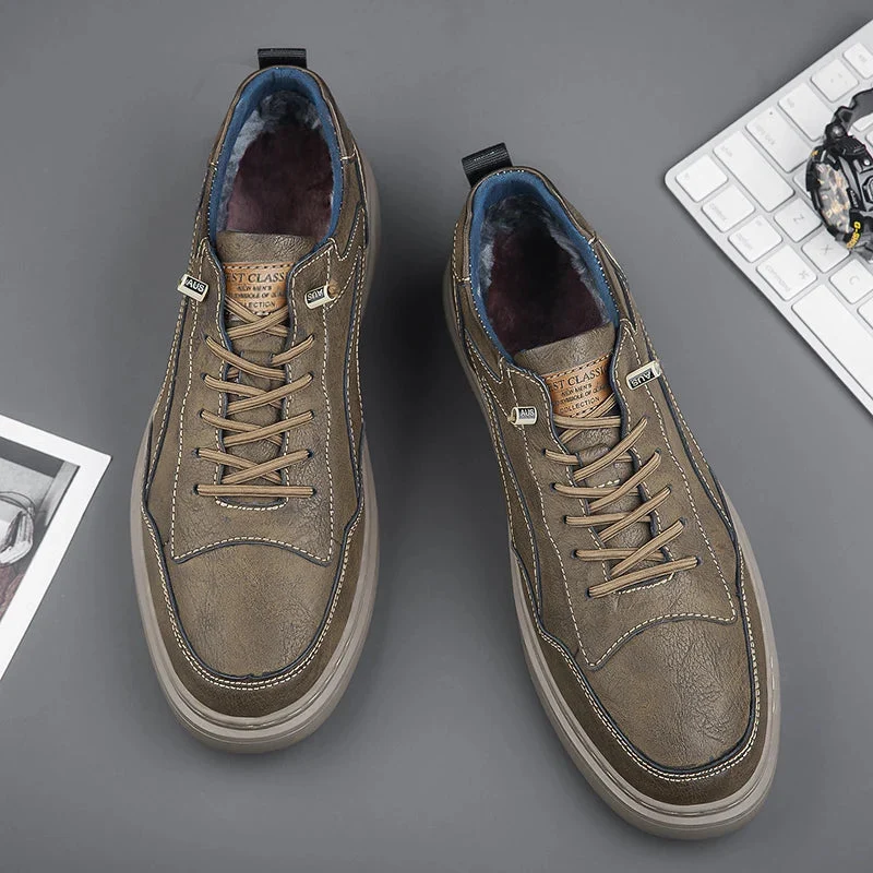 Ozgun Genuine Leather Sneakers - Image 2