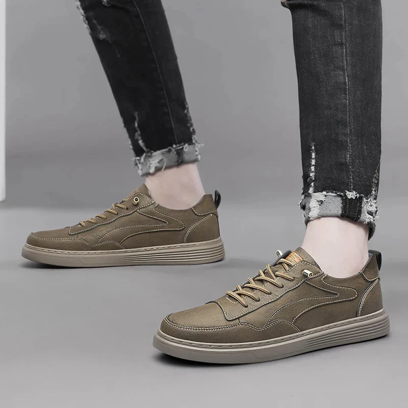 Ozgun Genuine Leather Sneakers - Image 7
