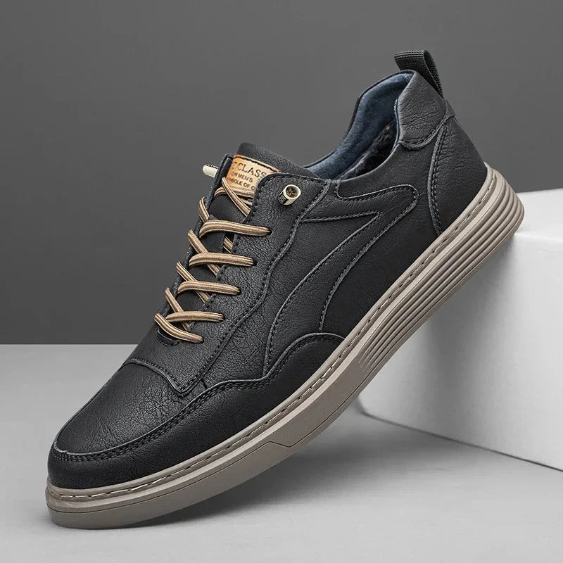 Ozgun Genuine Leather Sneakers - Image 9
