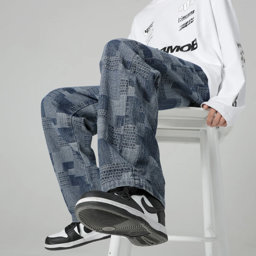 Paul Klee Denim Joggers - Image 5