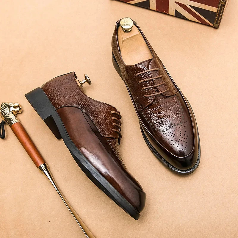 Pelle Genuine Leather Oxfords - Image 10