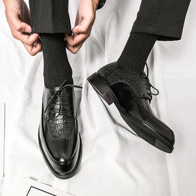 Pelle Genuine Leather Oxfords - Image 2