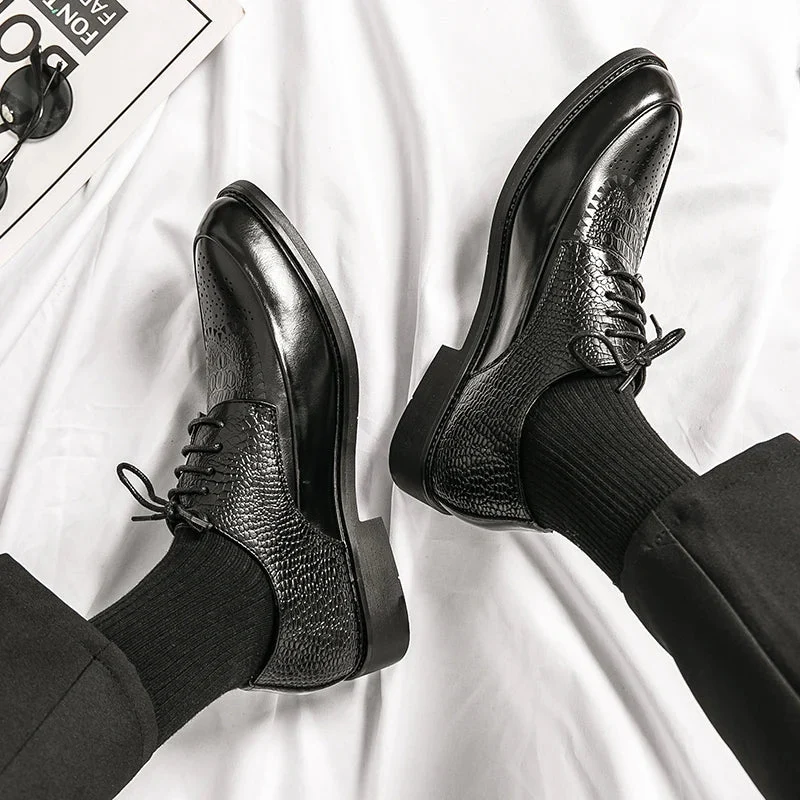 Pelle Genuine Leather Oxfords - Image 3