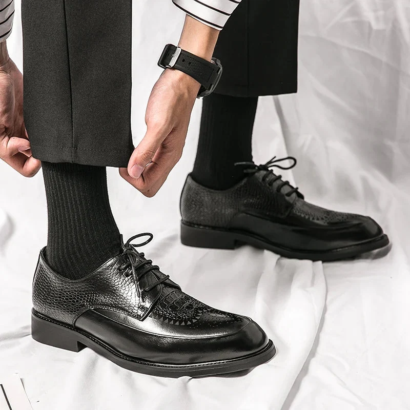 Pelle Genuine Leather Oxfords - Image 5