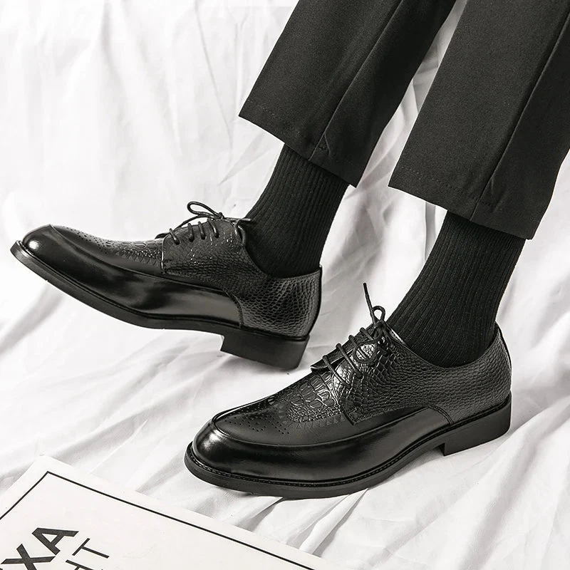 Pelle Genuine Leather Oxfords - Image 6