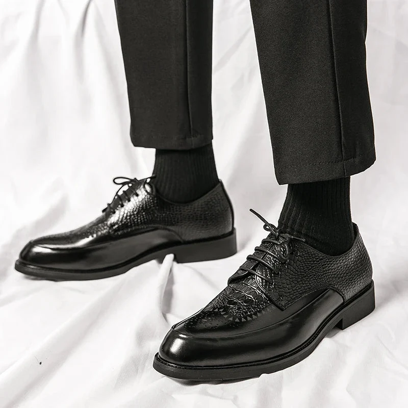 Pelle Genuine Leather Oxfords - Image 9