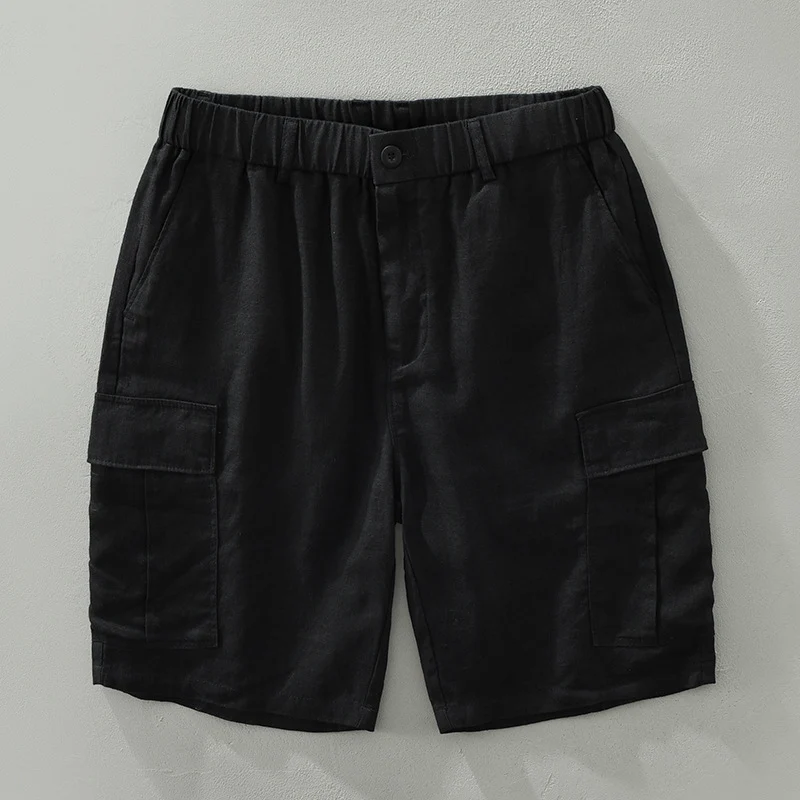 Positano Linen Cargo Shorts - Image 3