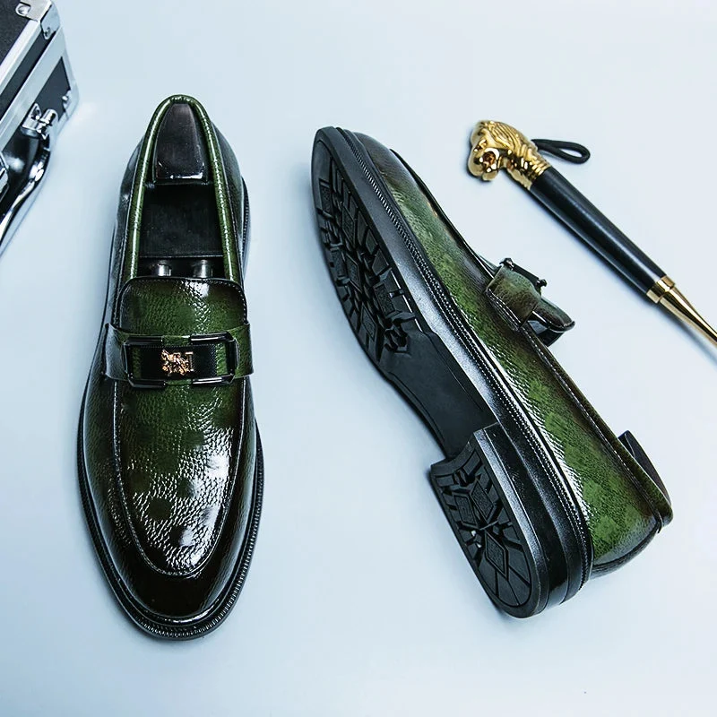 Pregiata Genuine Leather Loafers - Image 11