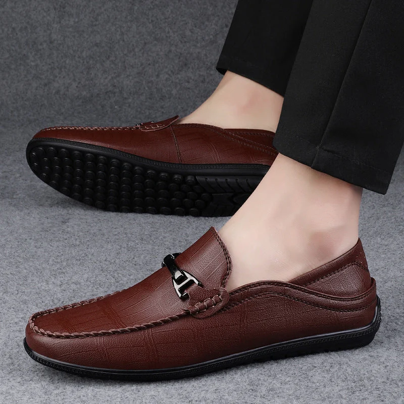 Preston Genuine Leather Loafers - Image 11