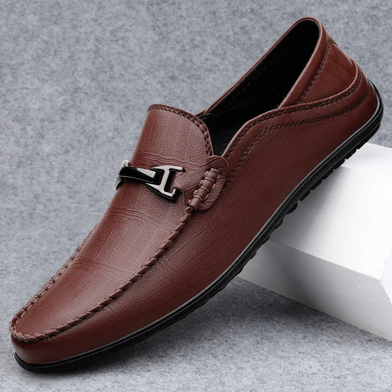 Preston Genuine Leather Loafers - Image 14