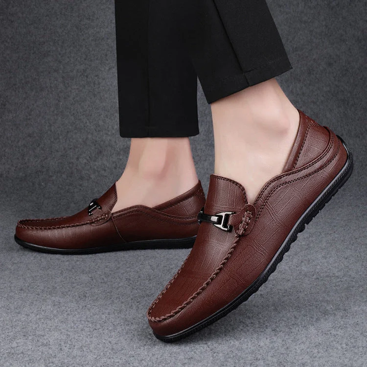 Preston Genuine Leather Loafers - Image 15