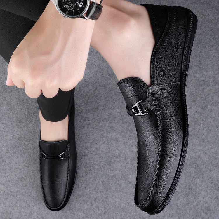 Preston Genuine Leather Loafers - Image 5
