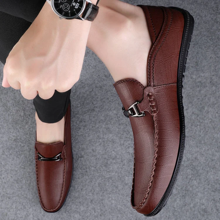 Preston Genuine Leather Loafers - Image 9