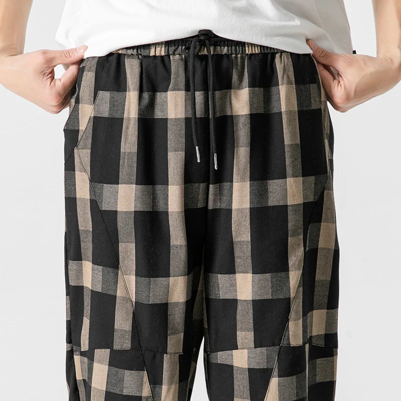 Preston Tapered Check Pants - Image 6