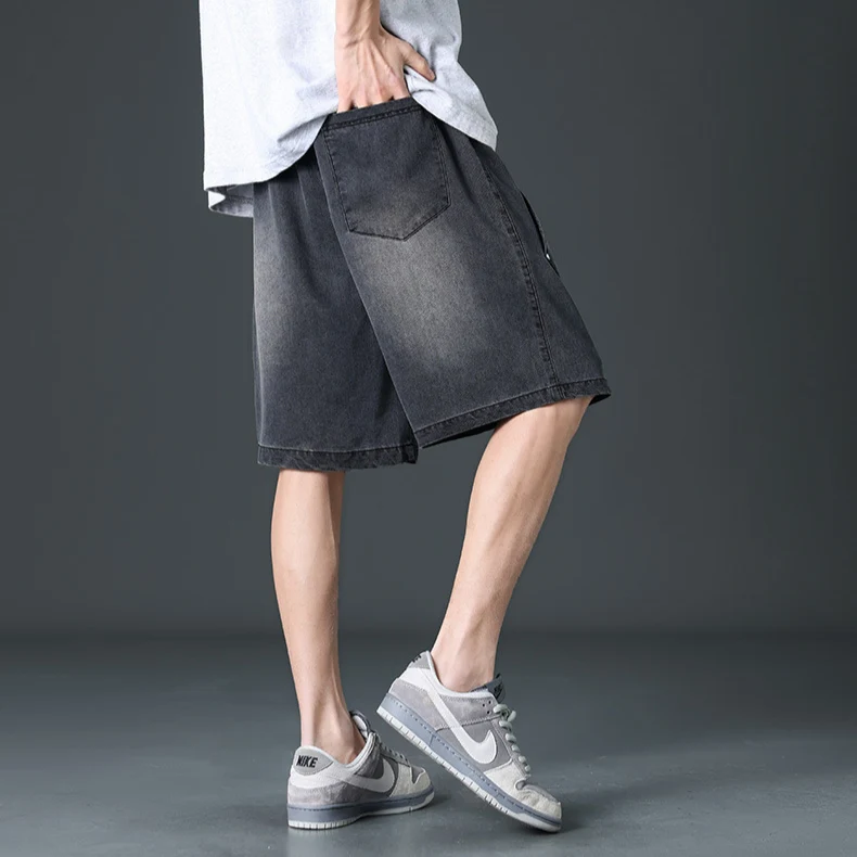 Prism Wide-Leg Denim Shorts - Image 2