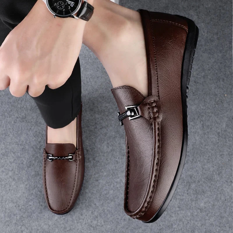 Rey Genuine Leather Loafers - Image 10
