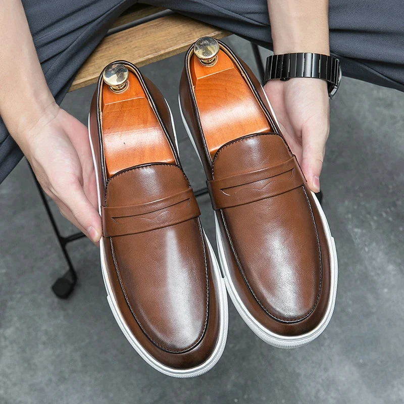 Reyes Genuine Leather Loafers - Image 13