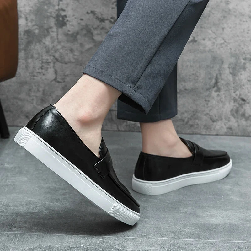 Reyes Genuine Leather Loafers - Image 2