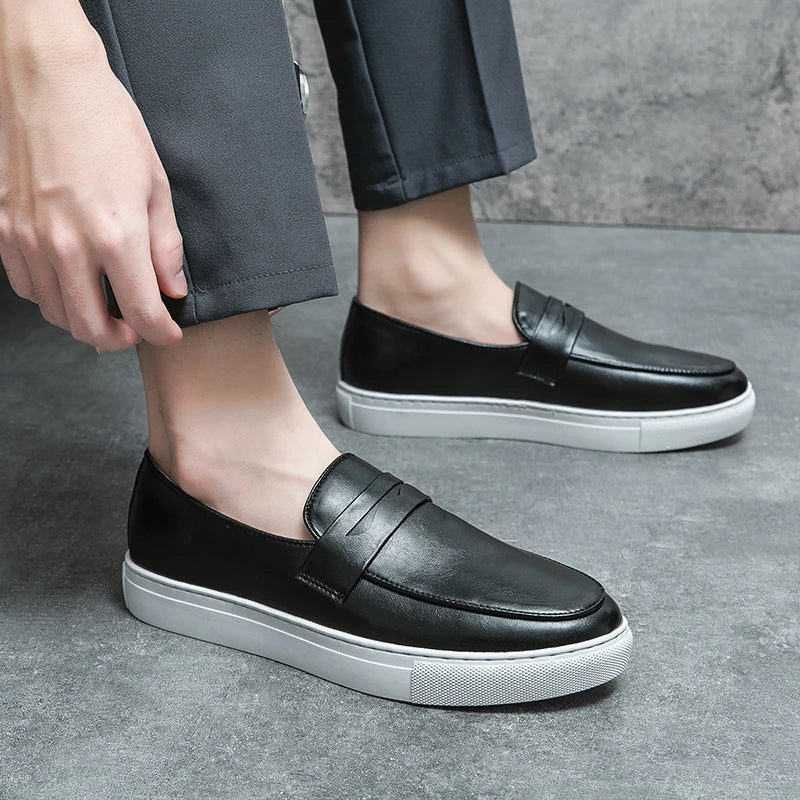 Reyes Genuine Leather Loafers - Image 4