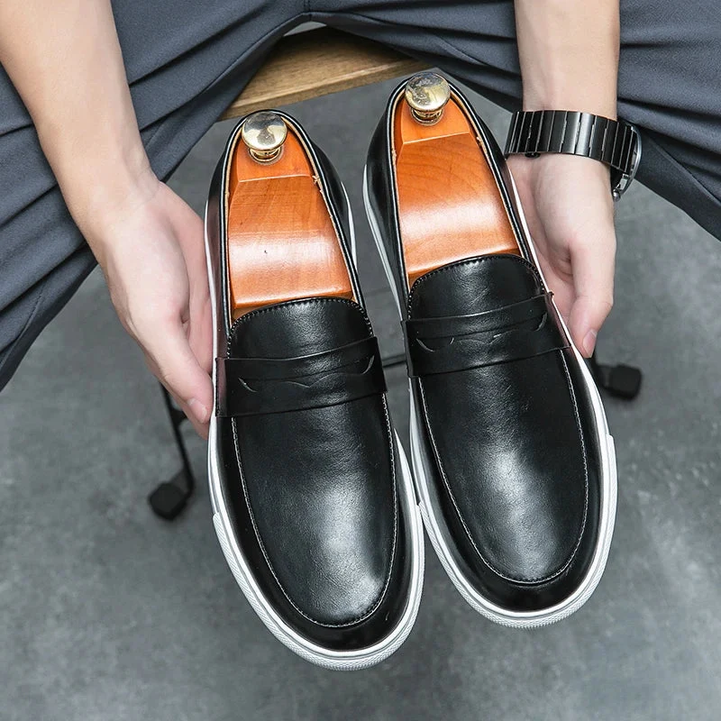 Reyes Genuine Leather Loafers - Image 6