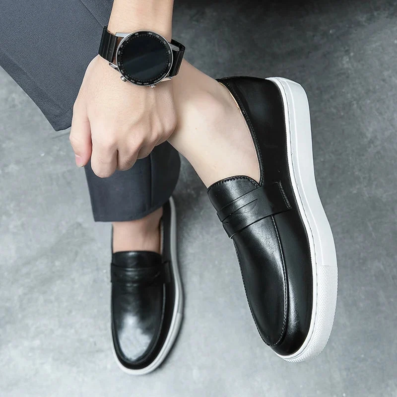 Reyes Genuine Leather Loafers - Image 7