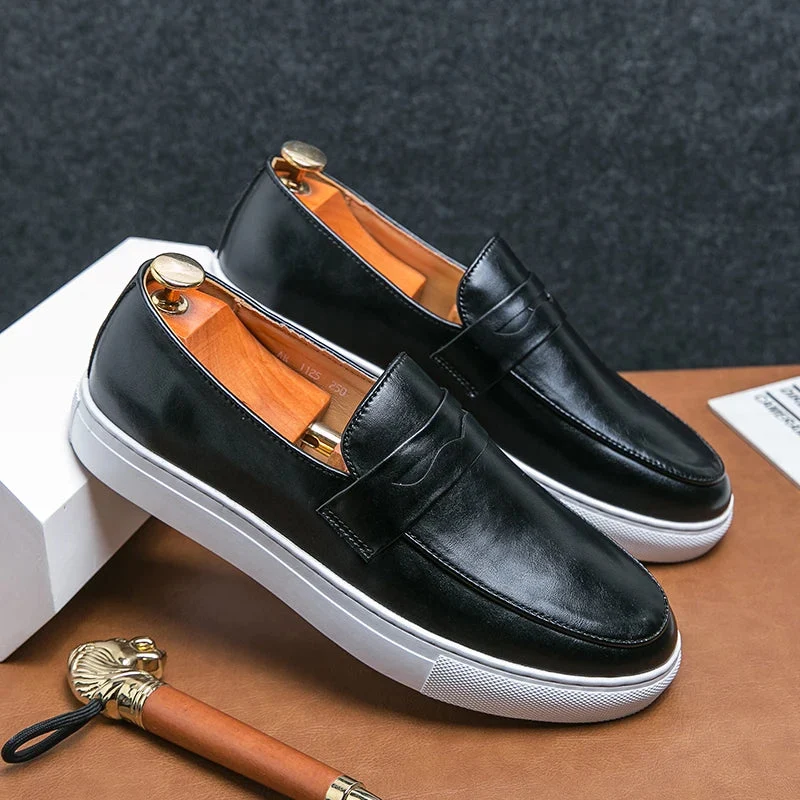 Reyes Genuine Leather Loafers - Image 8