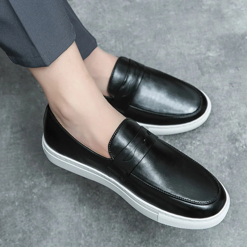 Reyes Genuine Leather Loafers - Image 9
