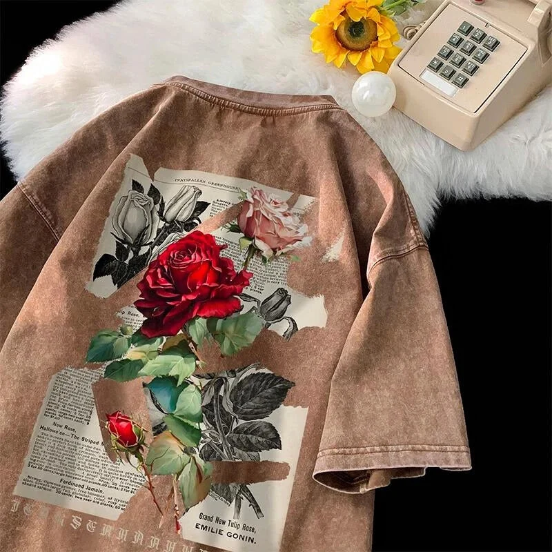 Rose Washed Tee - Image 4