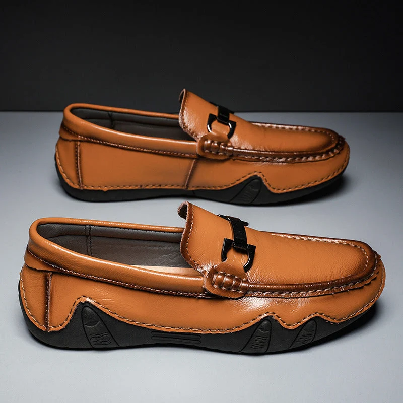Sabio Genuine Leather Loafers - Image 10