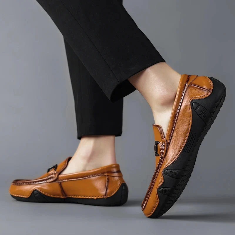 Sabio Genuine Leather Loafers - Image 11