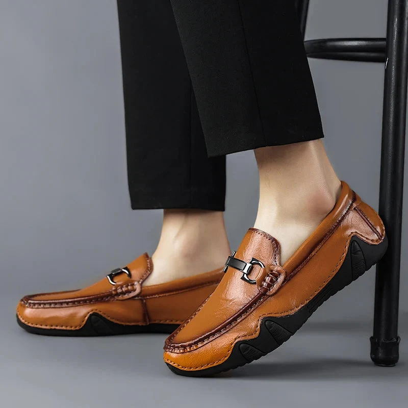 Sabio Genuine Leather Loafers - Image 12