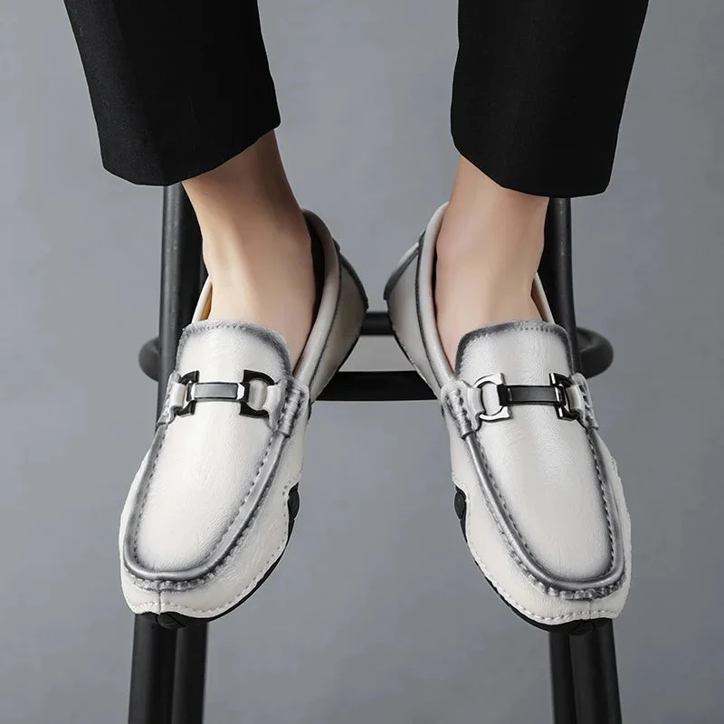 Sabio Genuine Leather Loafers - Image 14