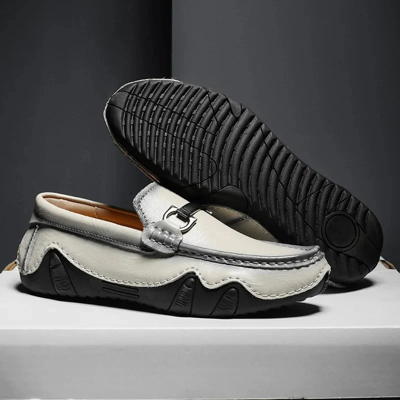 Sabio Genuine Leather Loafers - Image 16