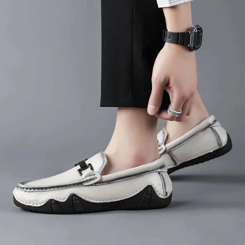 Sabio Genuine Leather Loafers - Image 17