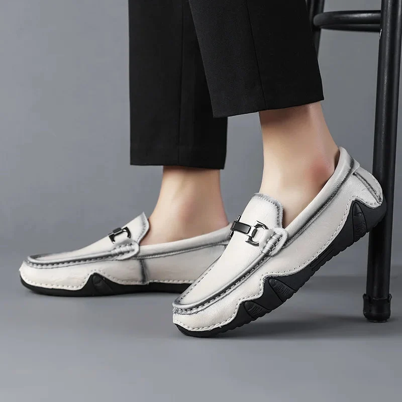 Sabio Genuine Leather Loafers - Image 18