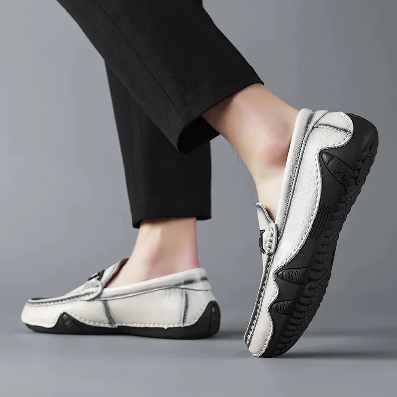 Sabio Genuine Leather Loafers - Image 19