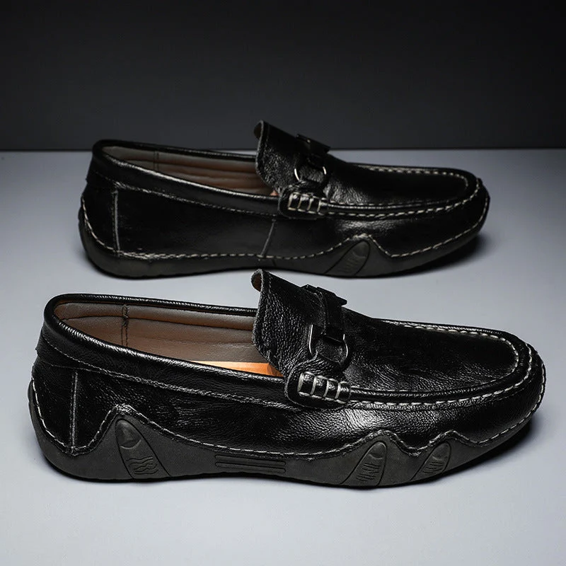 Sabio Genuine Leather Loafers - Image 2