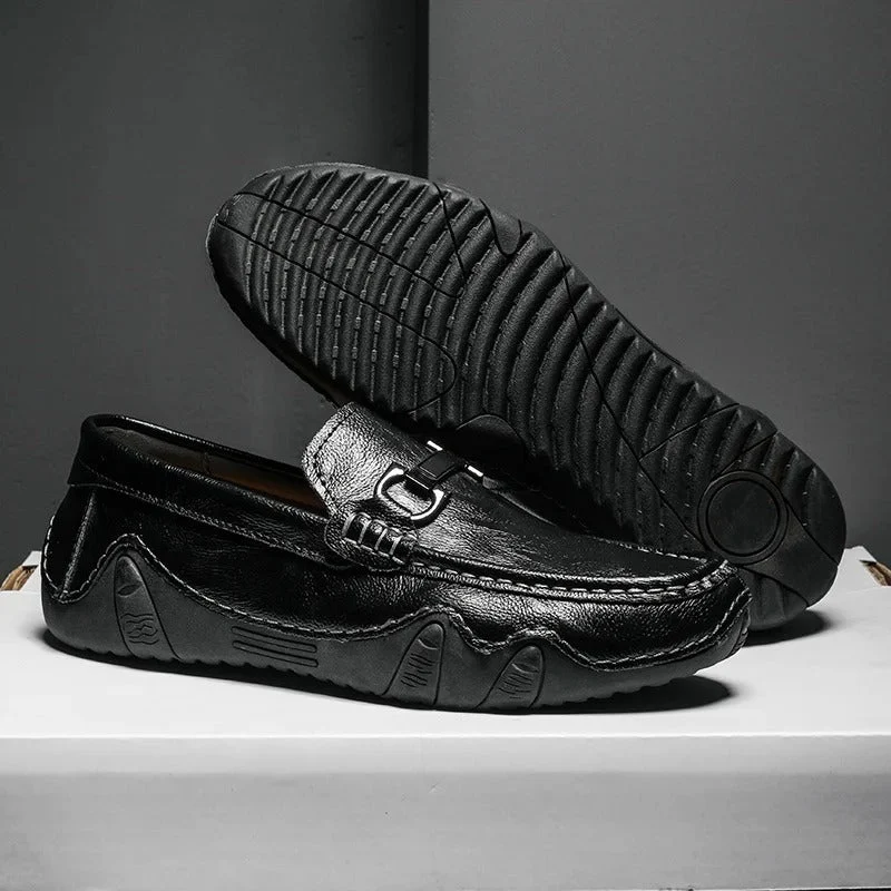 Sabio Genuine Leather Loafers - Image 3