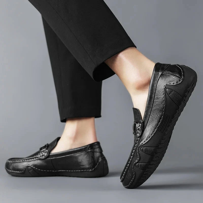 Sabio Genuine Leather Loafers - Image 4