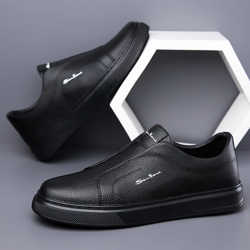 San Nori Leather Sneakers - Image 10