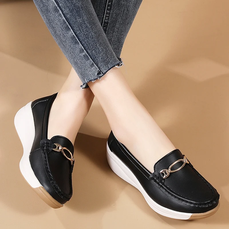 Selora Genuine Leather Loafers - Image 10