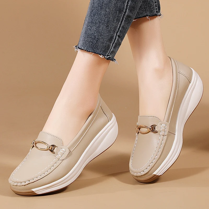 Selora Genuine Leather Loafers - Image 6