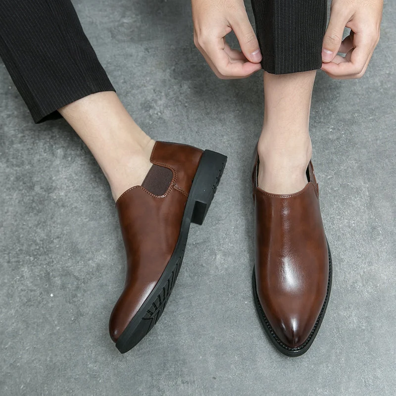 Slevo Genuine Leather Loafers - Image 10