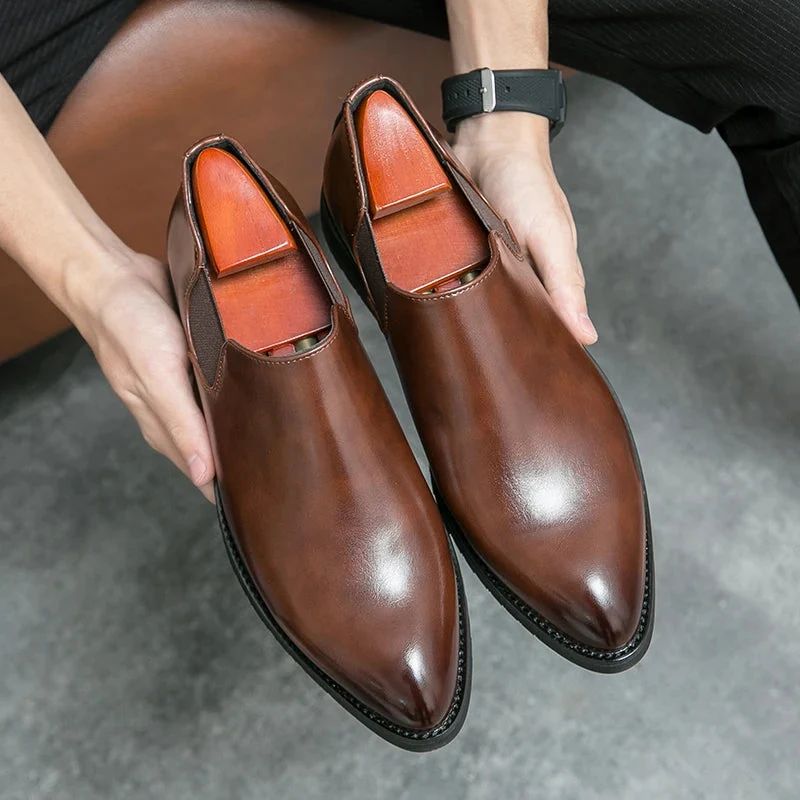 Slevo Genuine Leather Loafers - Image 12