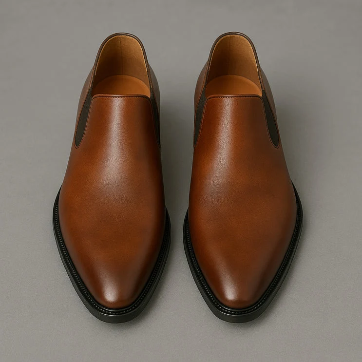 Slevo Genuine Leather Loafers - Image 14